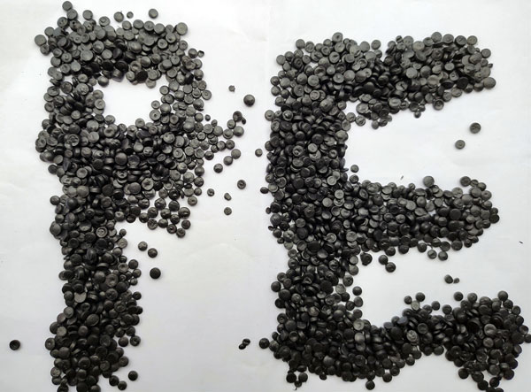 丽水黑色hdpe拉管再生颗粒